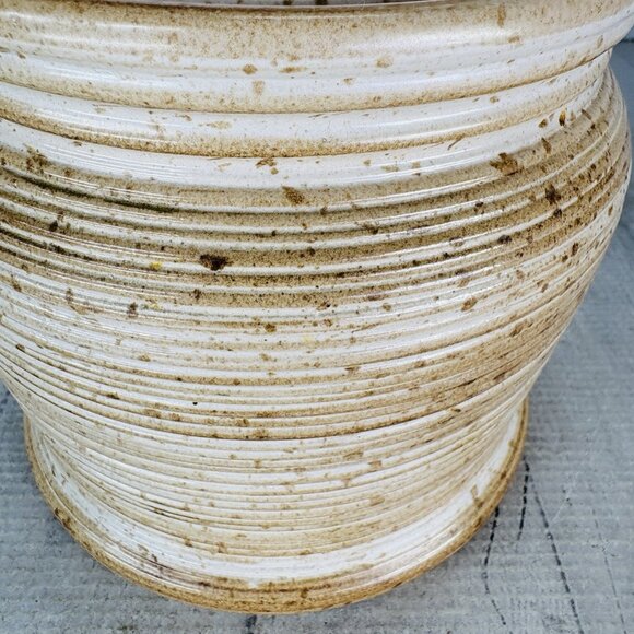 Vintage GT Mark 600/111 Speckle Rustic Farmhouse Canadian Stoneware Canister Jar - Picture 15 of 16